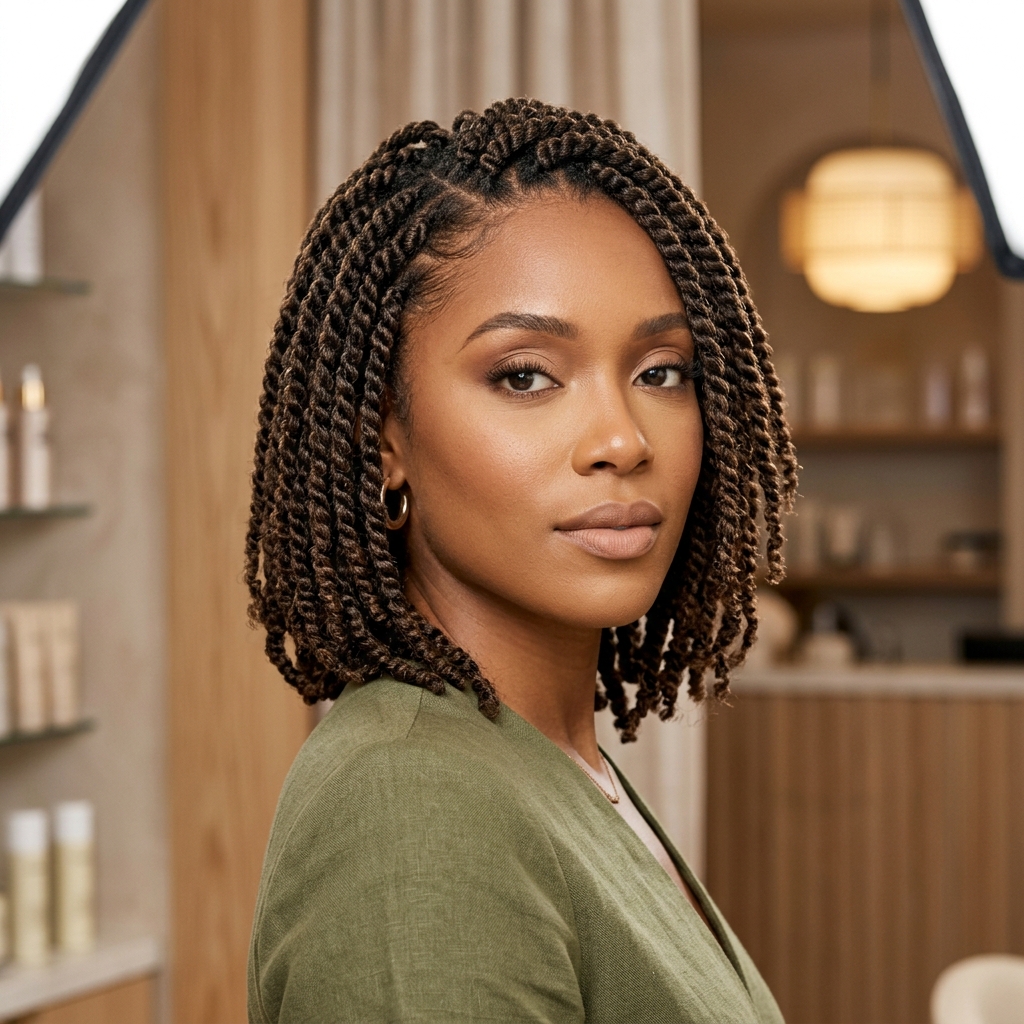 Perfect Marley Twists - Twists styling at Prees Prees Beauty Lounge